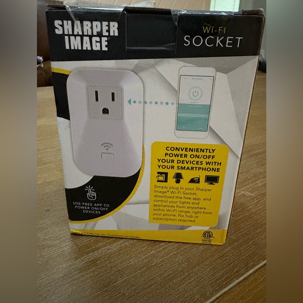 Sharper Image Smart Wi-Fi Socket - White